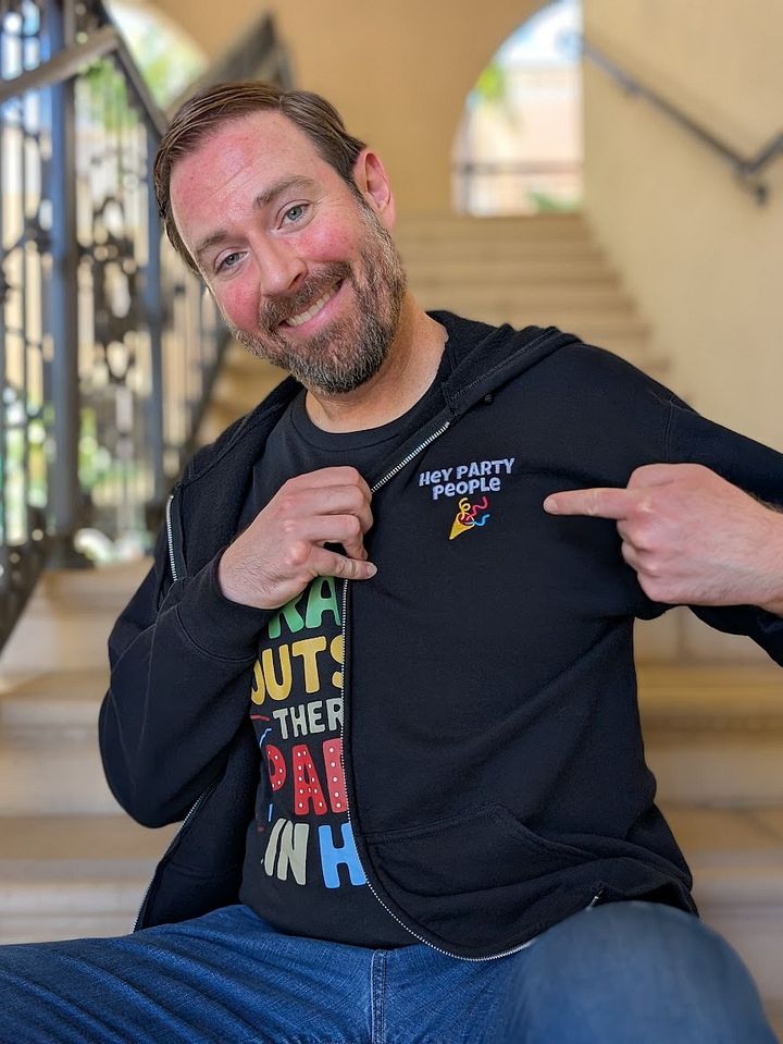 Hey Party People Hoodie product image (1)