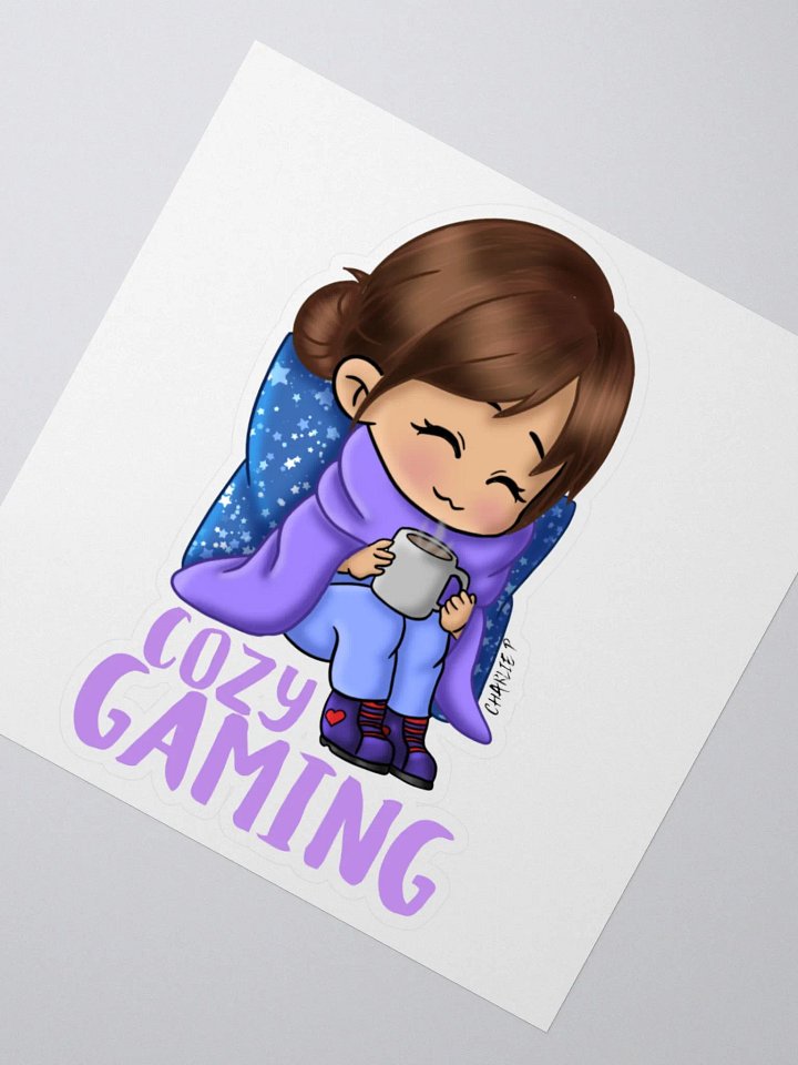 Cozy Gaming Sticker product image (6)