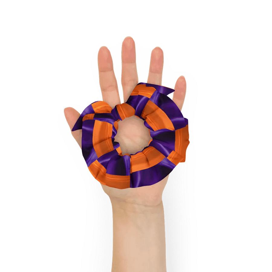 Festive Halloween Checkerboard All-Over Print Scrunchie product image (9)