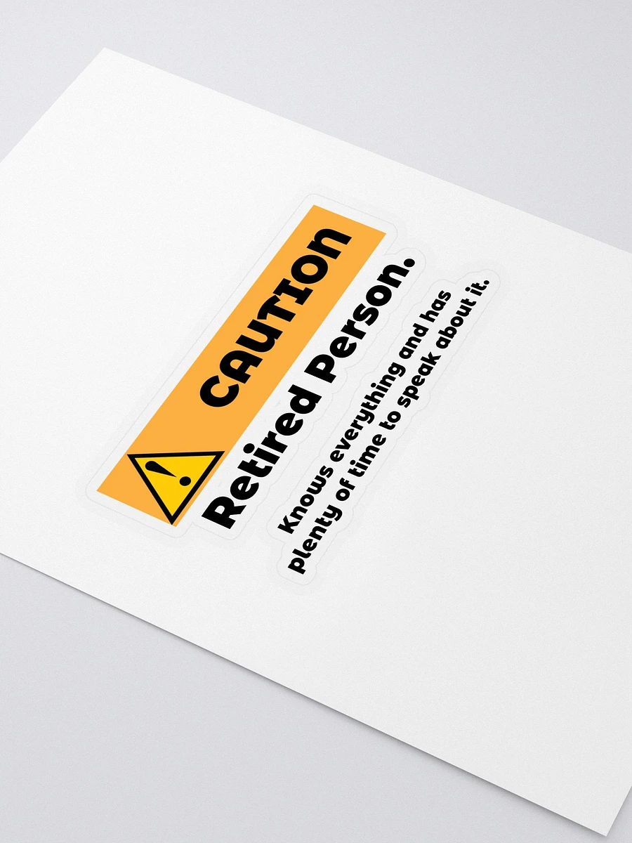 Caution Retired Person product image (2)