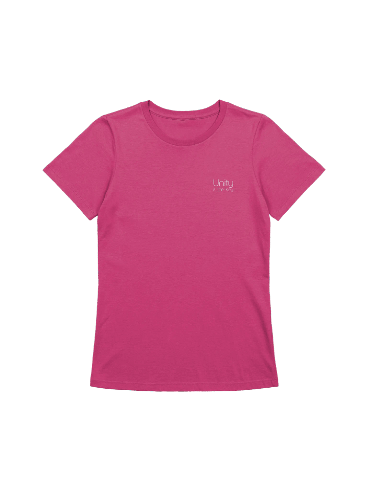 T-shirt Femme UNITY IS THE KEY sigle Blanc product image (9)