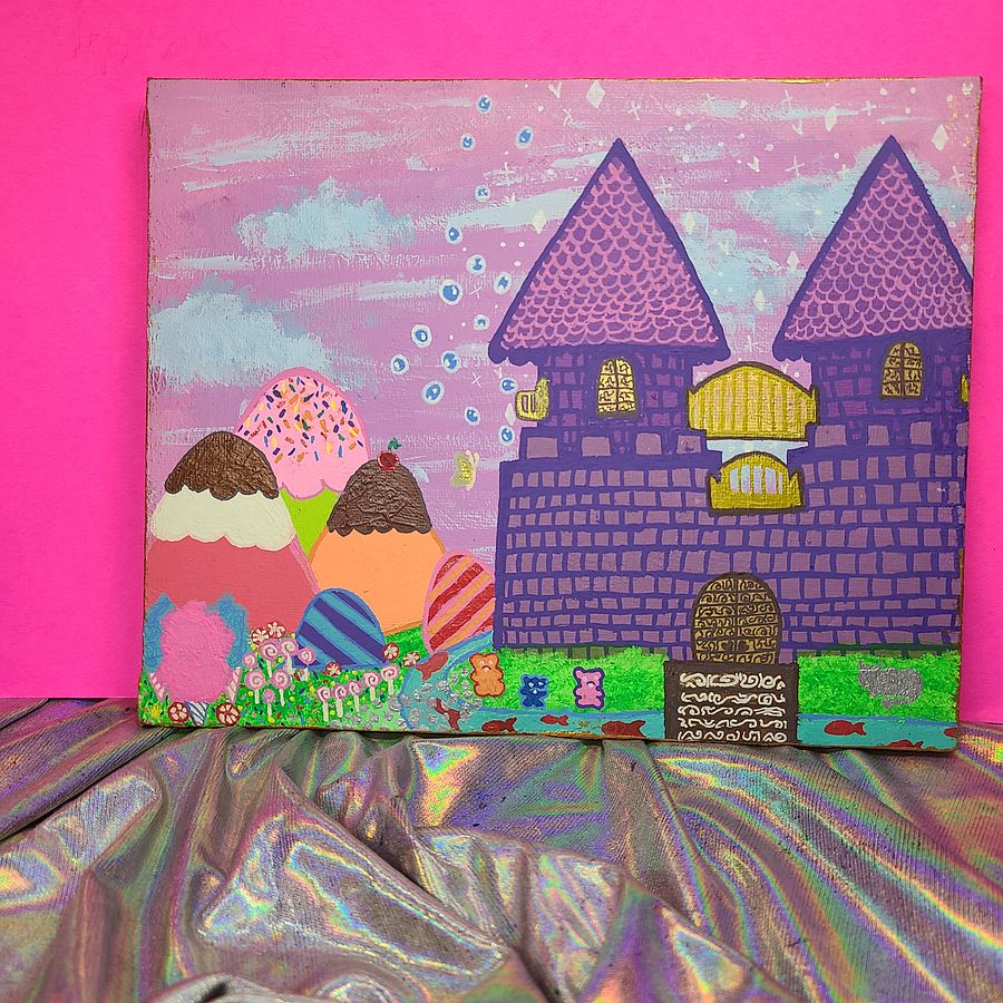 Kandi Kingdom - 8x10 painting on canvas product image (1)