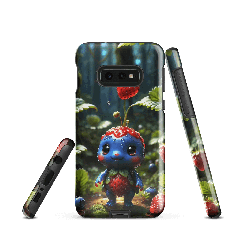 Berry Buddy Samsung Tough Case – Adorable Strawberry Creature Design product image (2)