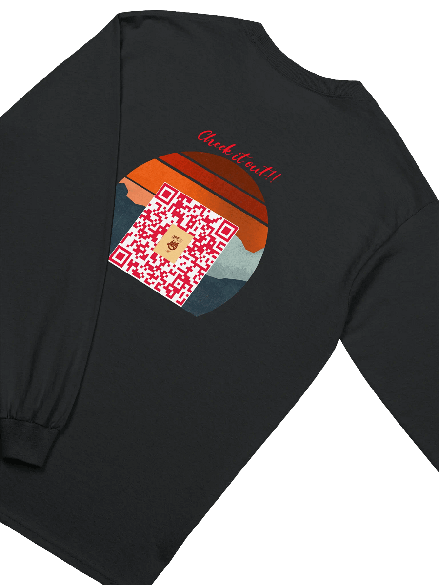 Sunset QR Code Long Sleeve Tee product image (4)
