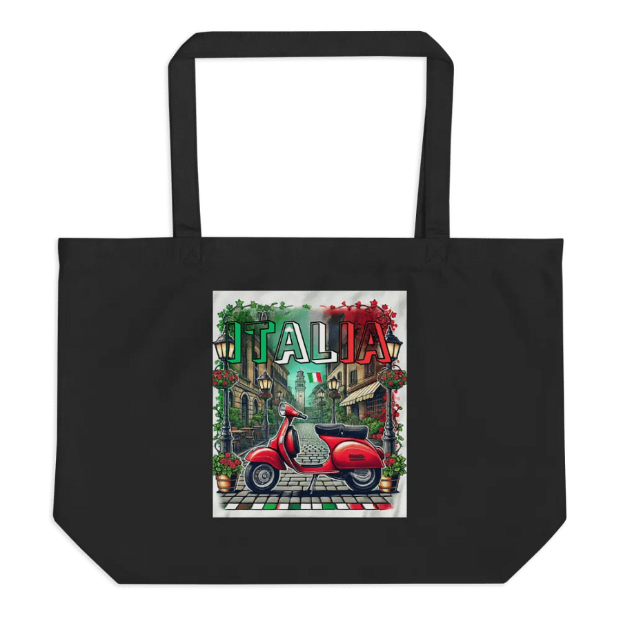 Italia Eco Tote - Italian Themed Merch product image (1)