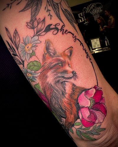 Got to do this super cute fox at the @nixtattooshow as well 🥰

@liquid_impact_tattoo @anarchy_tattoo_supplies @industryinks @...