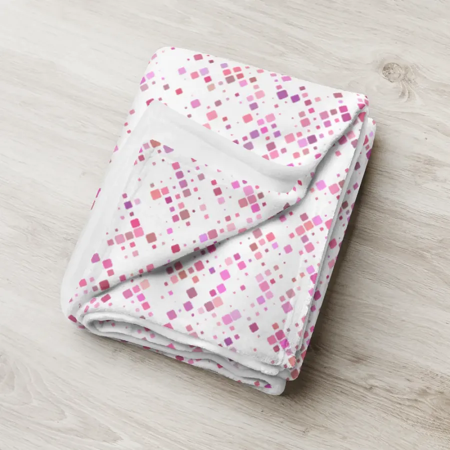 Pink Pixels Blanket product image (6)
