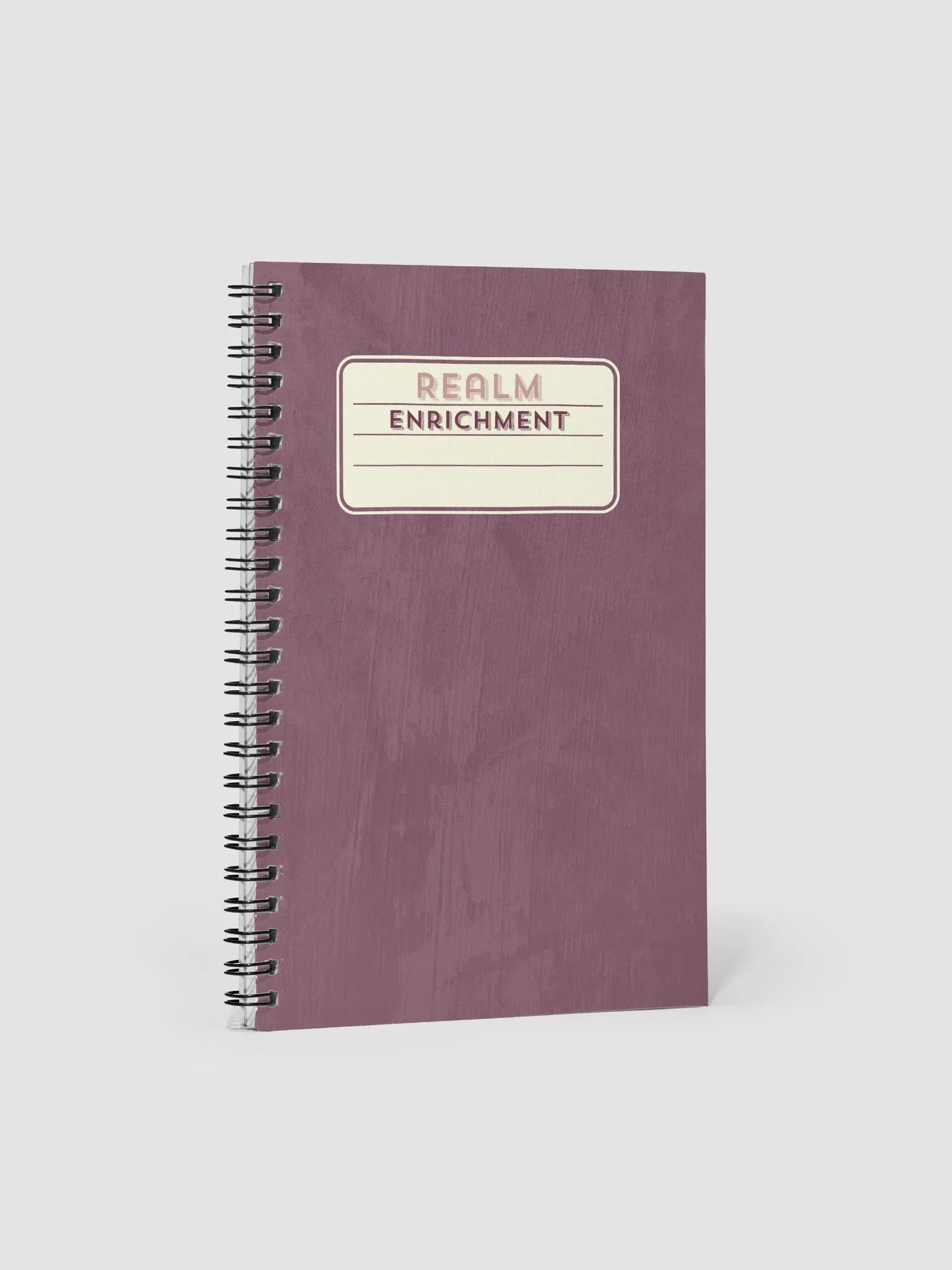 Notebook: Realm Enrichment in Regal Plum product image (1)