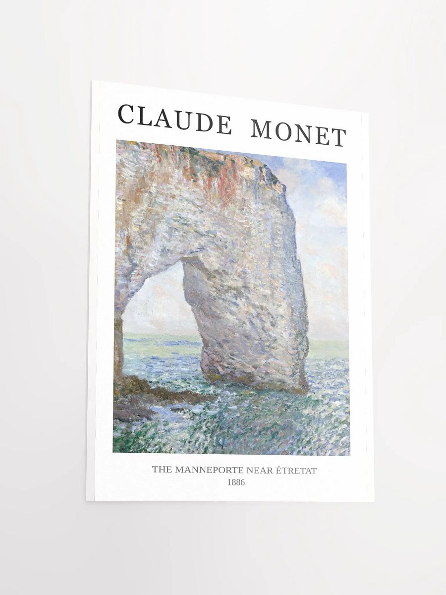 Classic art poster 'The Manneporte near Étretat' by Claude Monet product image (12)