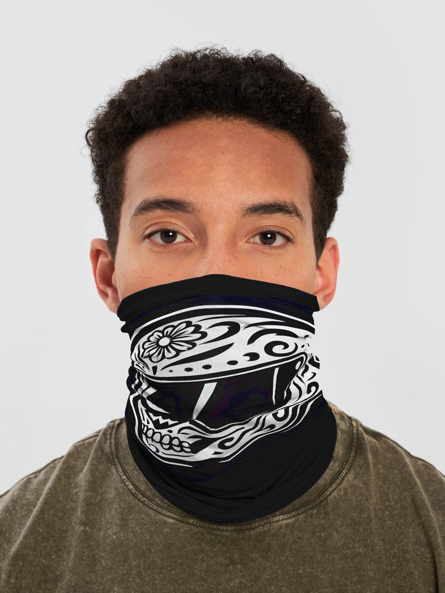 Mr. MotoLoco "SkullLid" Neck Warmer product image (1)