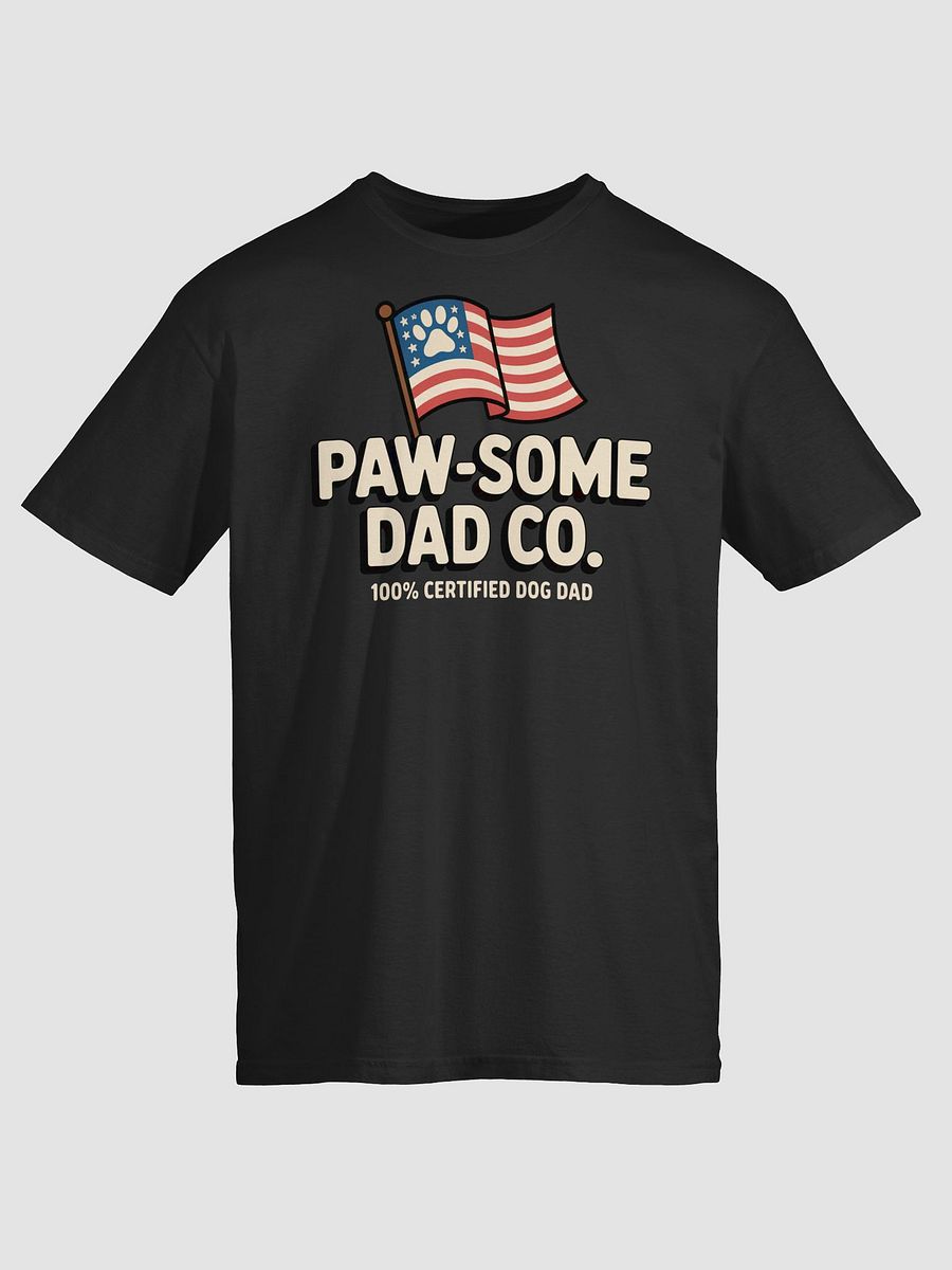 Paw-some Dad Flag T-Shirt product image (1)