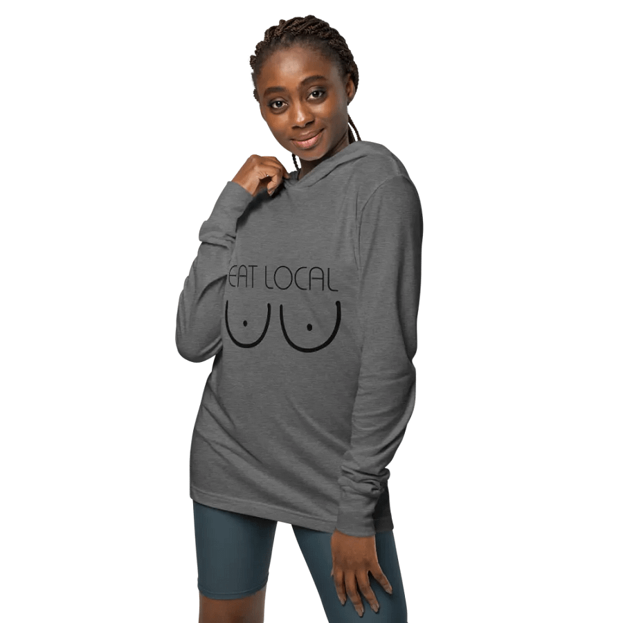 Funny Eat Local Breastfeeding Hoodie, Breastfed Baby Hoodie product image (22)