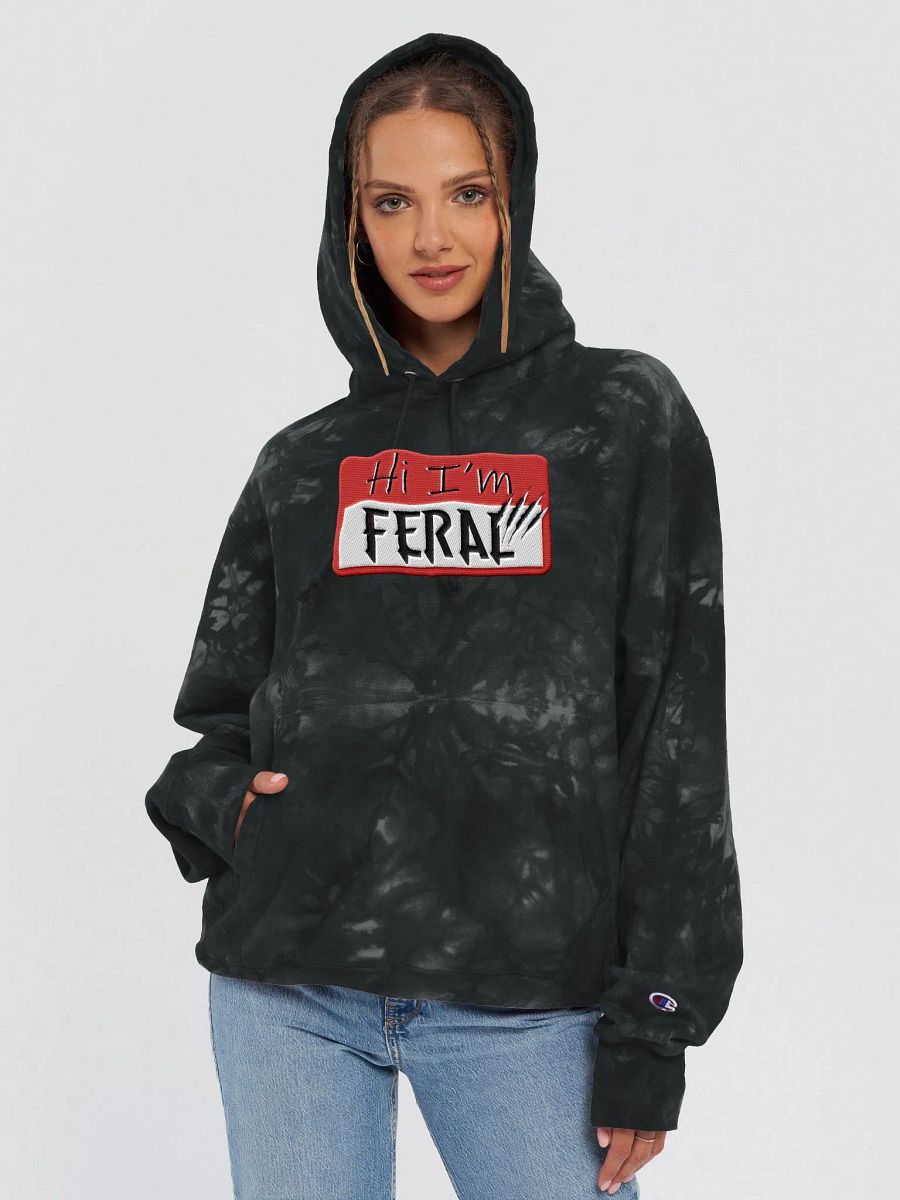 Fierce Feral Clawmarks Name Tag Hoodie product image (13)