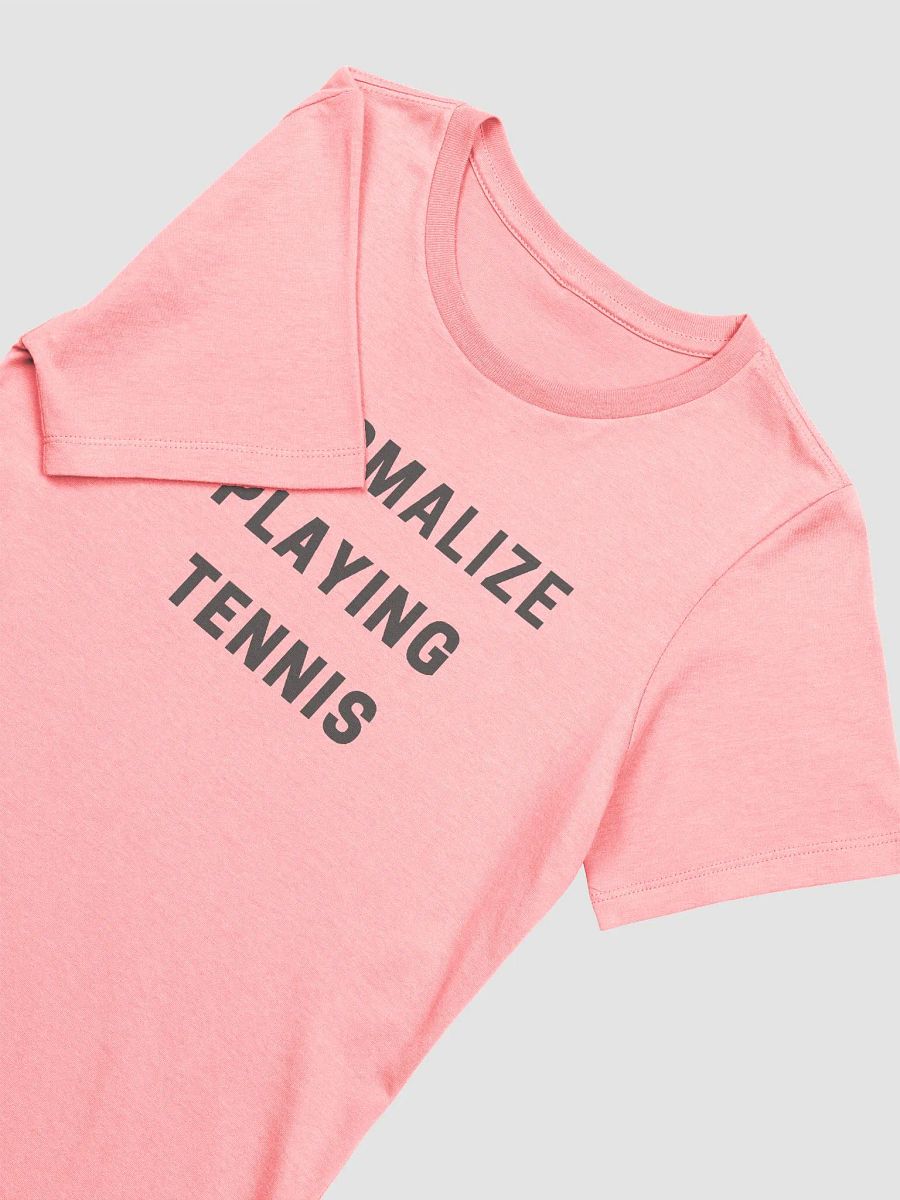 Normalize Playing Tennis Pink T-Shirt product image (3)