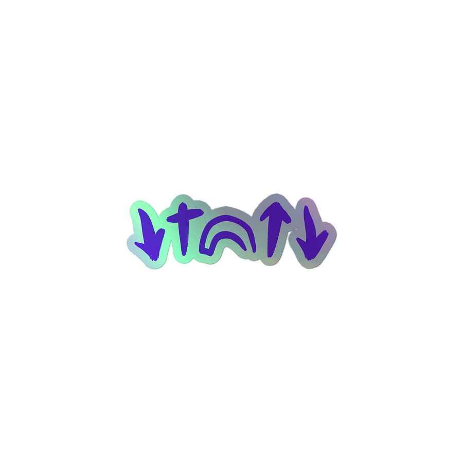 He Came. He Died. He Arose. He's Coming Back Christian Holofoil Sticker product image (1)