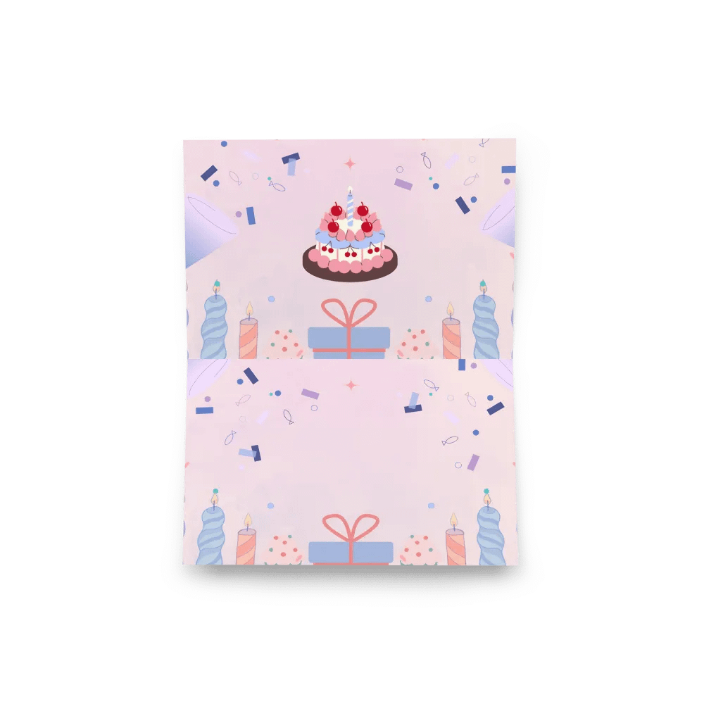 Happy & Blessed Birthday Card product image (3)