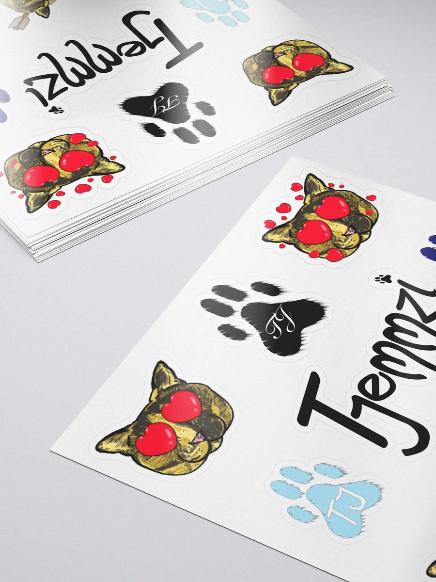 Tjemmzi sticker pack 2 (9 Stickers) product image (5)