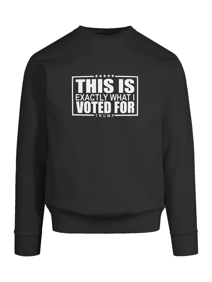 This Is What I Voted For Sweatshirt` product image (3)