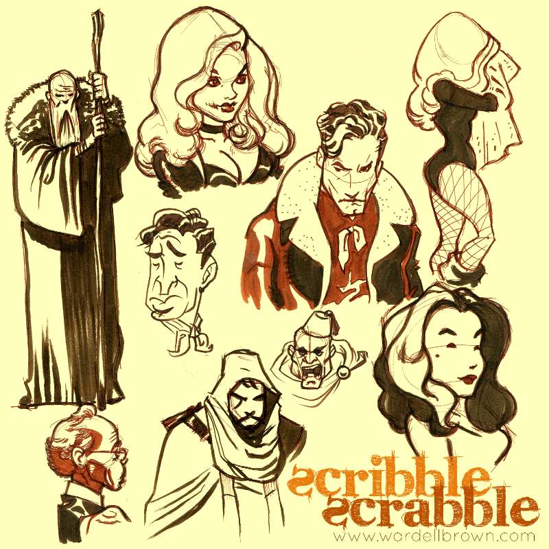 Scribble Scrabble Volume 1 - Collection of Sketches product image (4)
