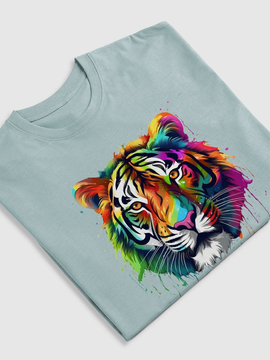 Rainbow Tiger Head Men's Premium Tee product image (27)