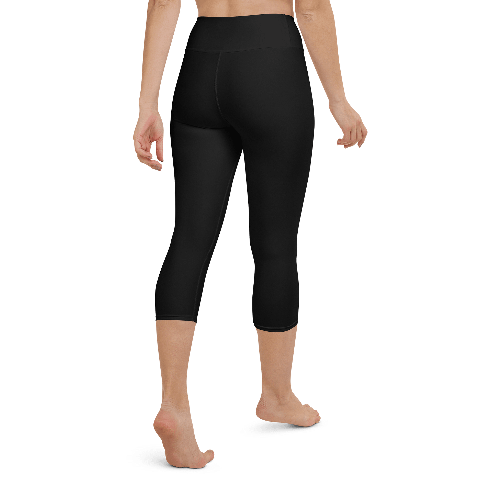 Midnight Black Yoga Capri Leggings product image (3)
