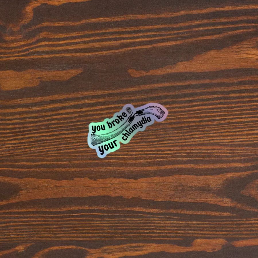 Broken Chlamydia sticker product image (3)