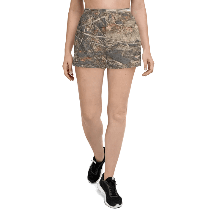 Unisex Athletic Short Shorts - Dead Split - It Happennnns Camo product image (1)