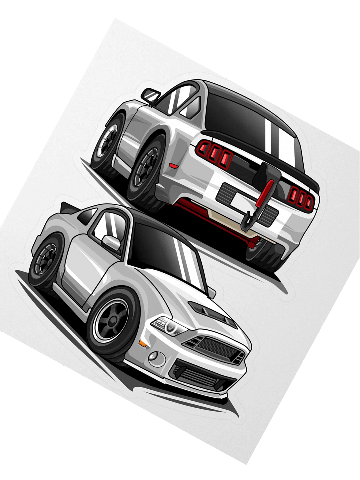 Elias' Mustang Sticker (Indoor) product image (2)