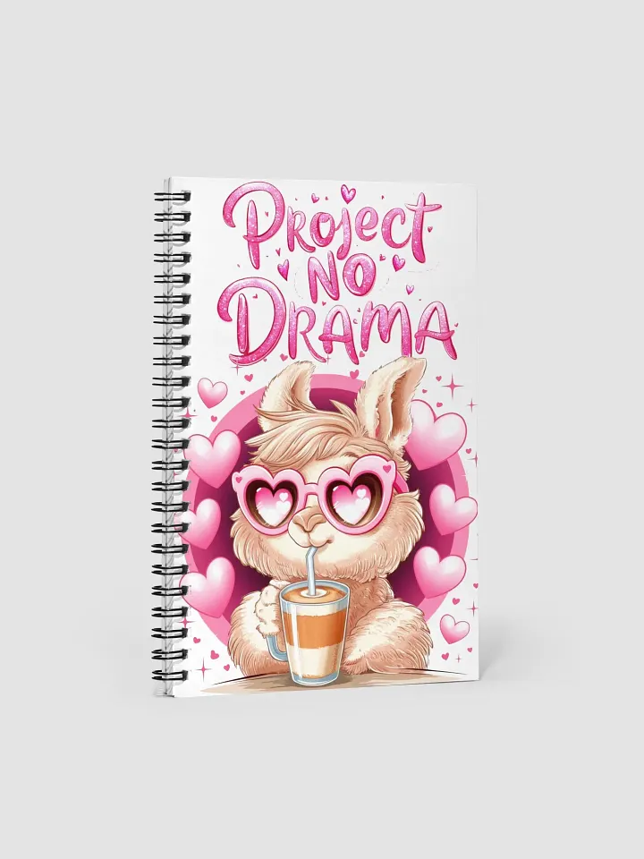 Llama Drama-Free Spiral Notebook product image (1)