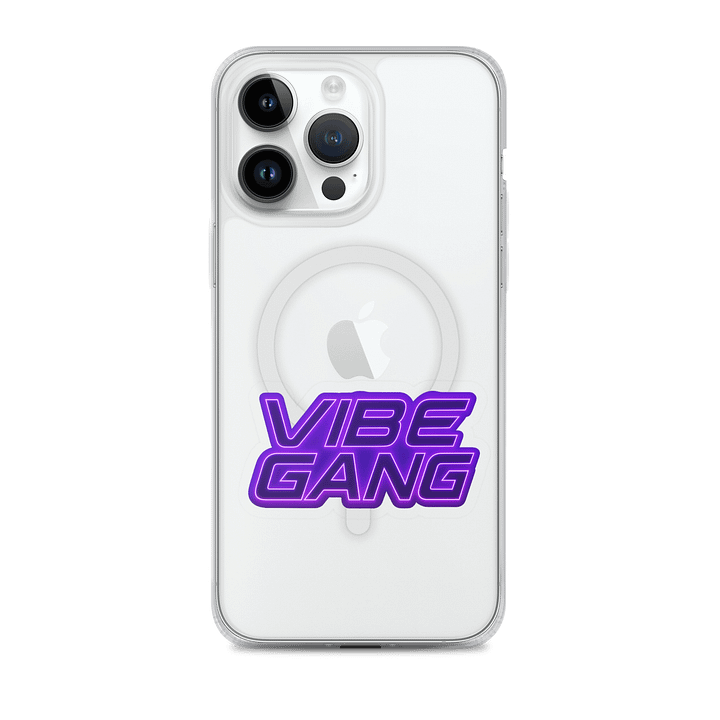 VIBEGANG IPHONE CLEAR CASE product image (2)