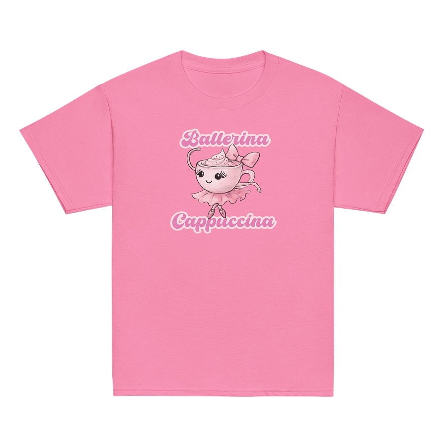 Ballerina Cappuccina – Watercolor Design Kids Tee product image (22)