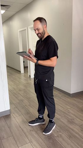 Men love LuMED scrubs too! 👨‍⚕️
New styles are coming soon: Men’s Scrub Joggers and a Versatile Black Jacket! 

Shoplumed.com