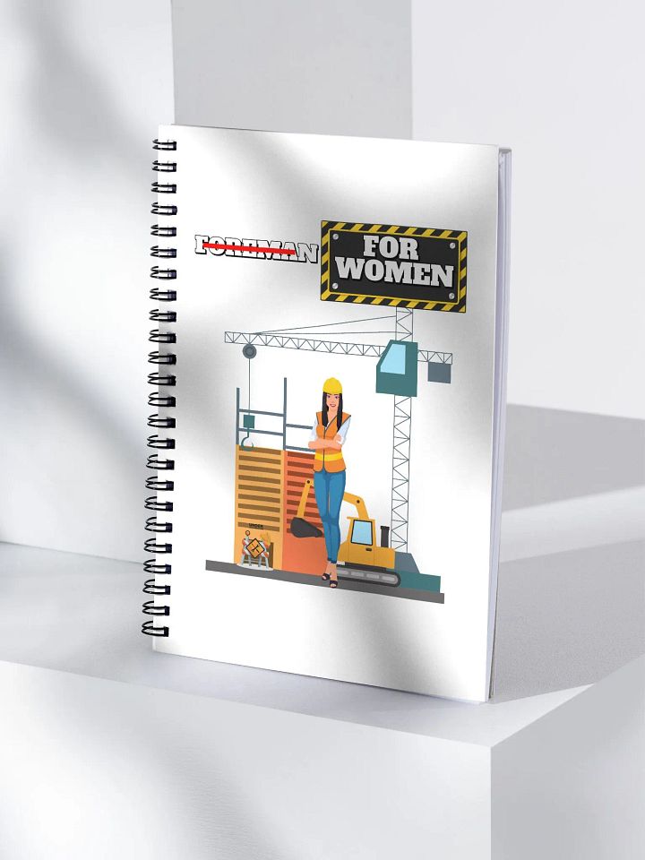 For Women Construction Spiral Notebook product image (1)
