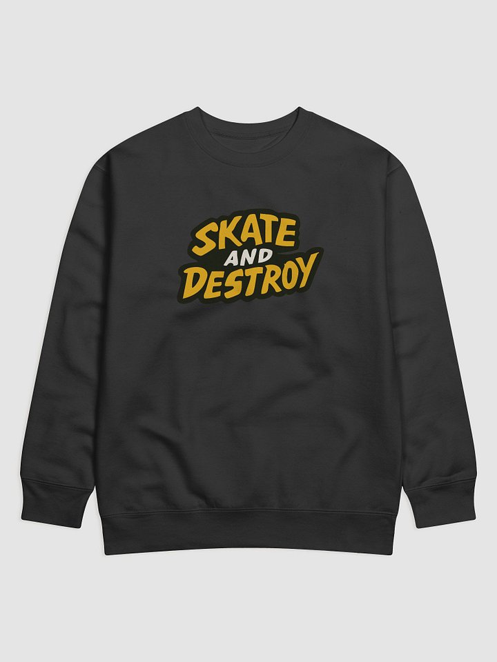 Bold Red SKATE HARD Sweatshirt product image (3)