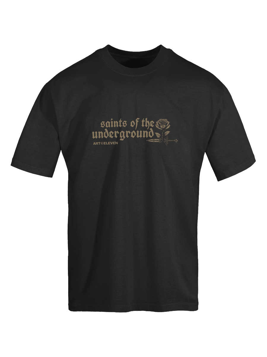 "Saints of the Underground" Tee: Wear Your Allegiance. 🌹🗡️ product image (4)