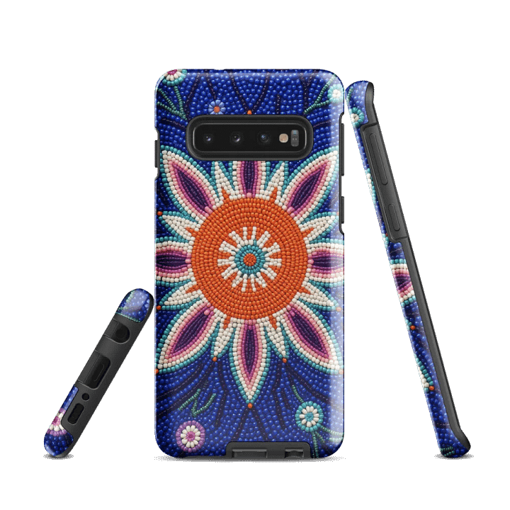 Floral Faux-beaded Tough Case for Samsung® product image (1)