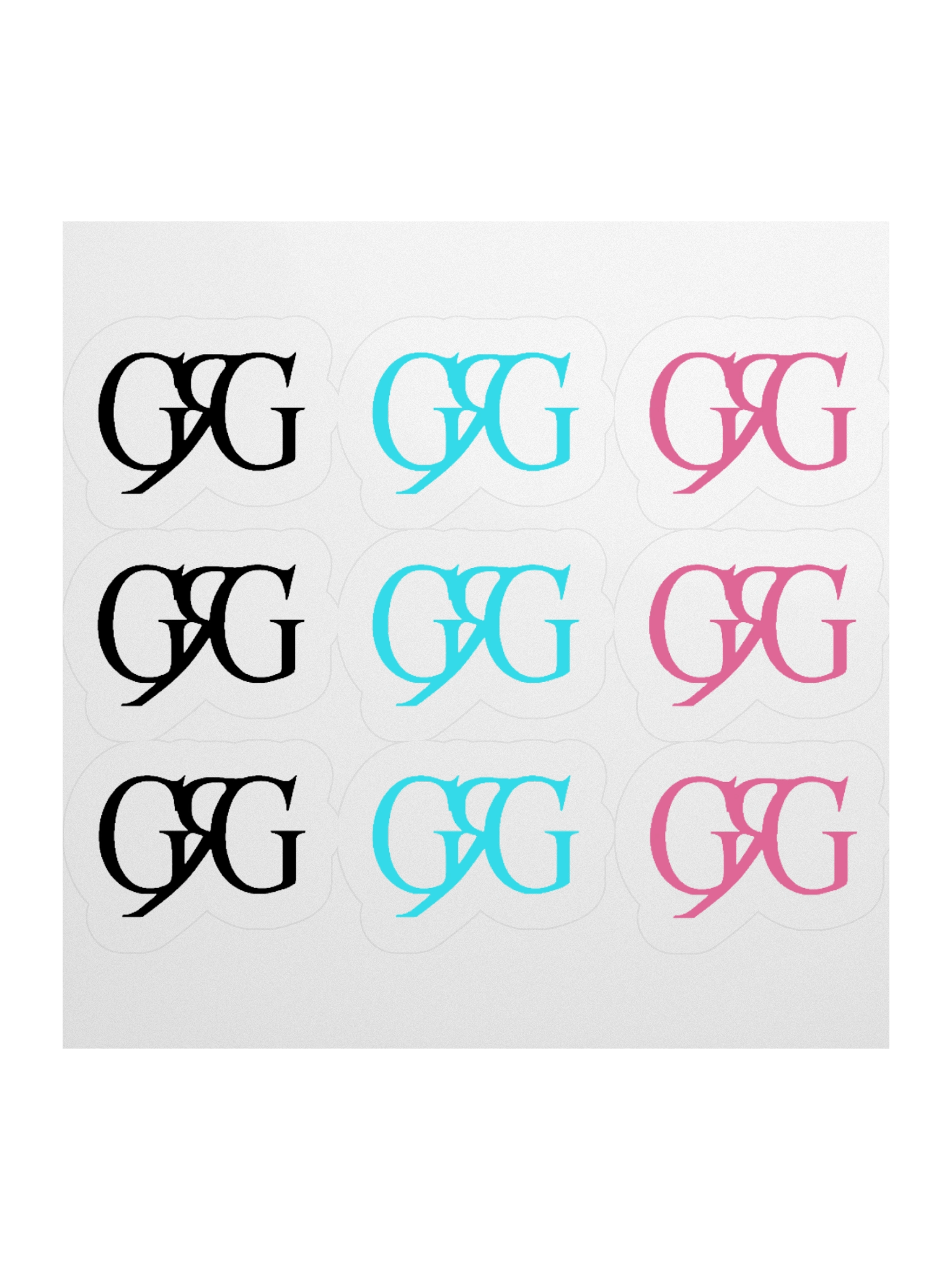GRG Lettering Kiss Cut Stickers product image (1)