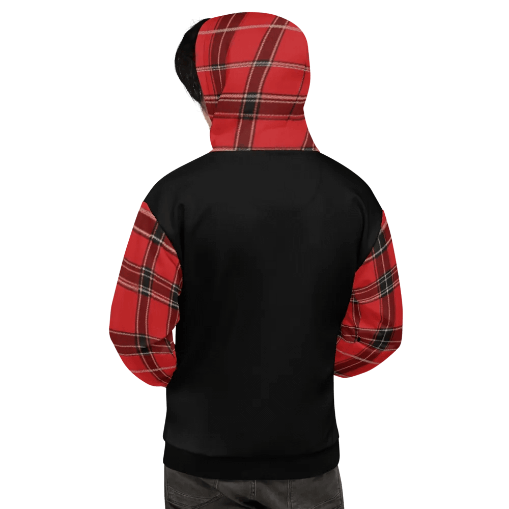 Red Tartan Brit Artz Hoodie product image (1)