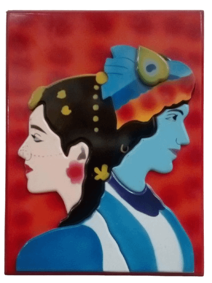 RADHA KRISHNA WOODEN PHOTO FREAM product image (1)