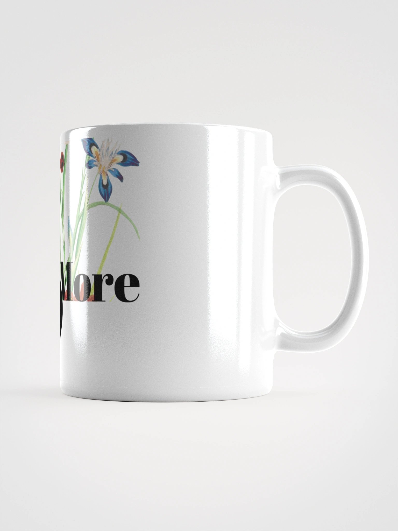 Floral both&More White Glossy Mug product image (2)