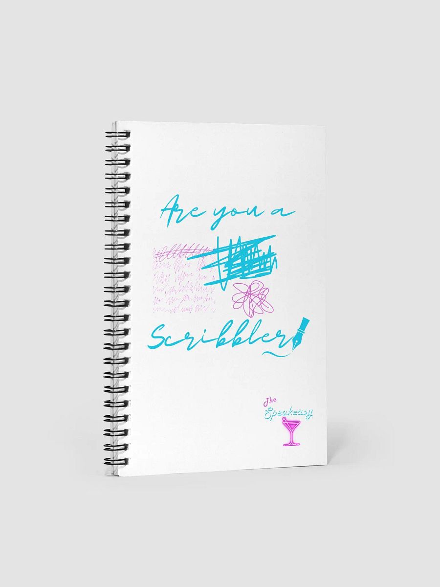 Are You a Scribbler Spiral Notebook product image (1)