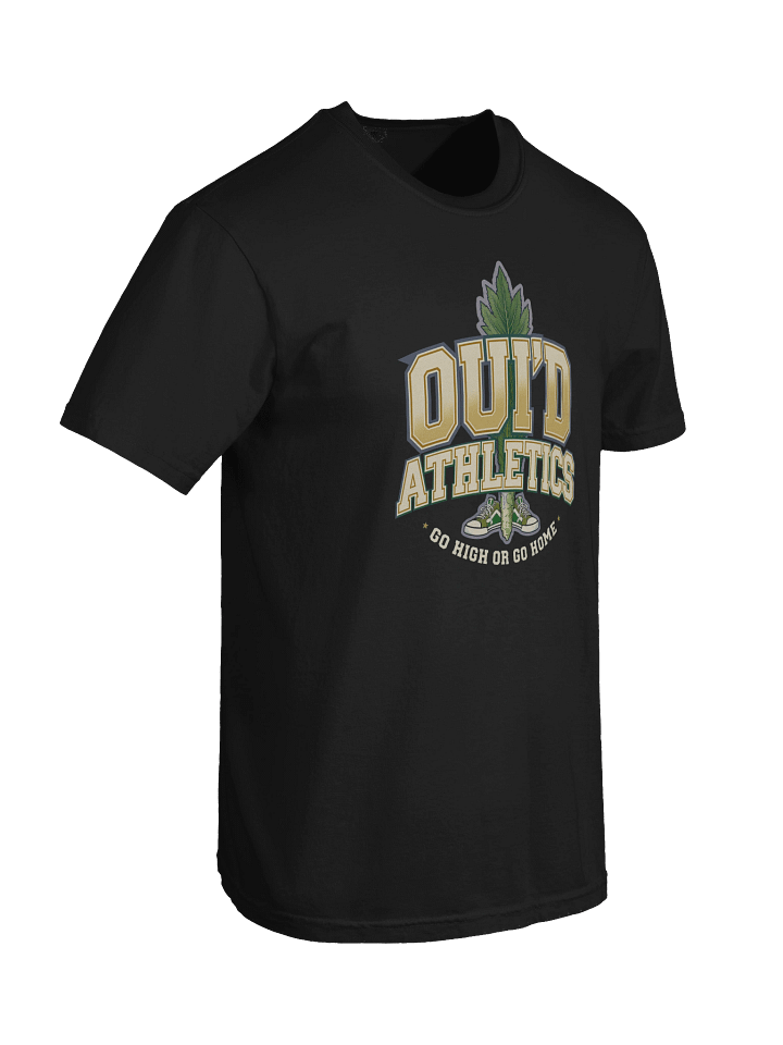 “OUI’D Athletics” Tee 🌿💨 | Go High or Go Home | Comfort Colors 1717 Heavyweight T-Shirt product image (2)