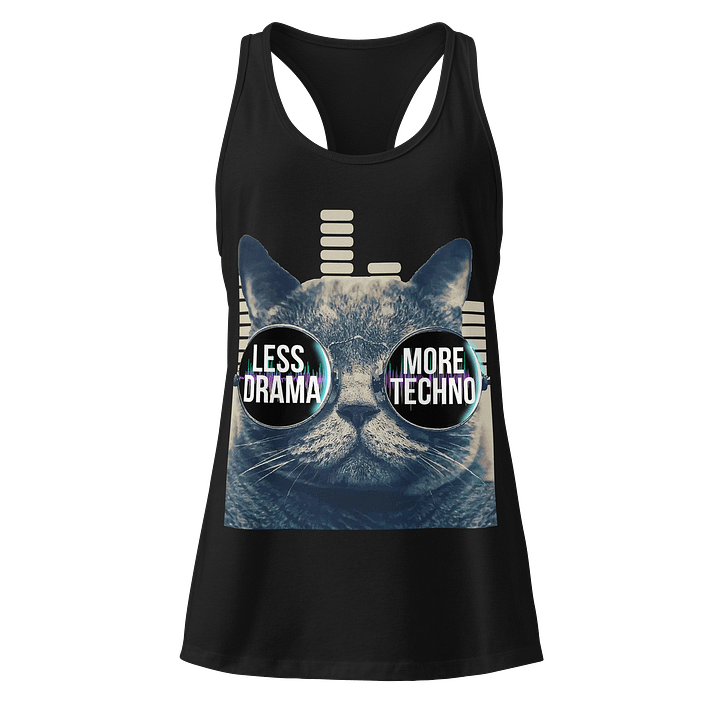 Ladies More Techno Racerback product image (1)