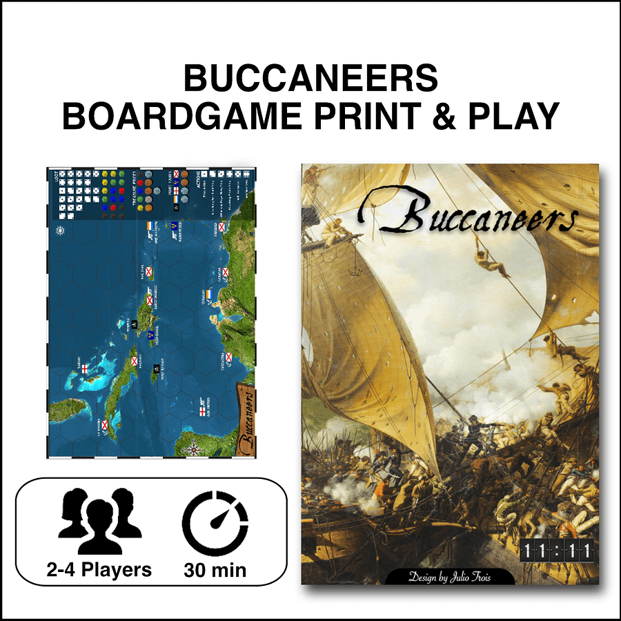 BoardGame Print & Play - Buccaneers product image (1)