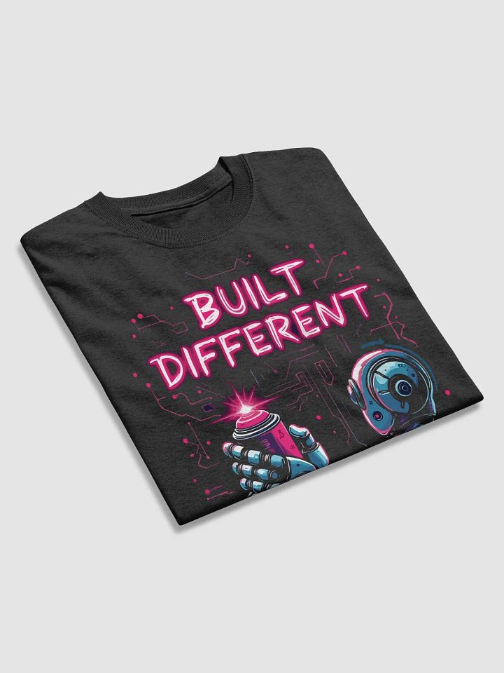 Built Different Robot T-Shirt product image (2)