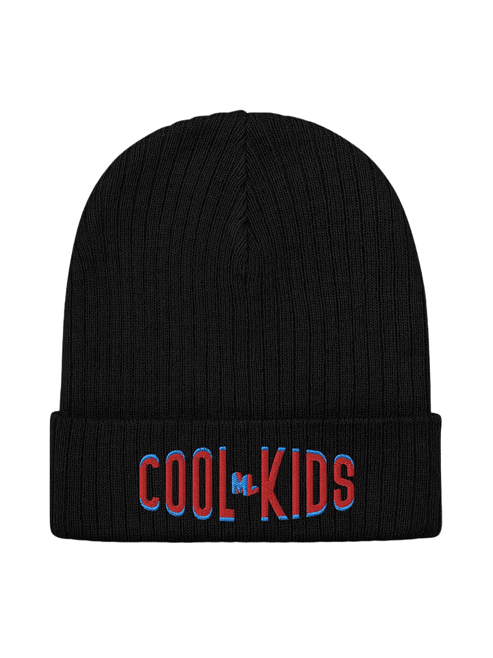 Embroidered Cool Kids - Ribbed Knit Beanie product image (1)