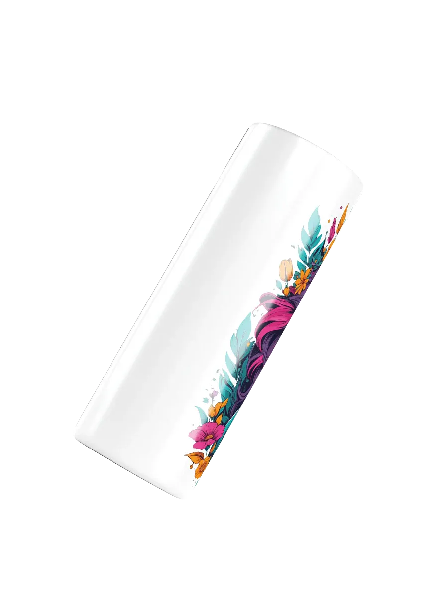 Bloomcore Flower Girl 20 oz Skinny Stainless Steel Tumbler - White - v2 product image (4)