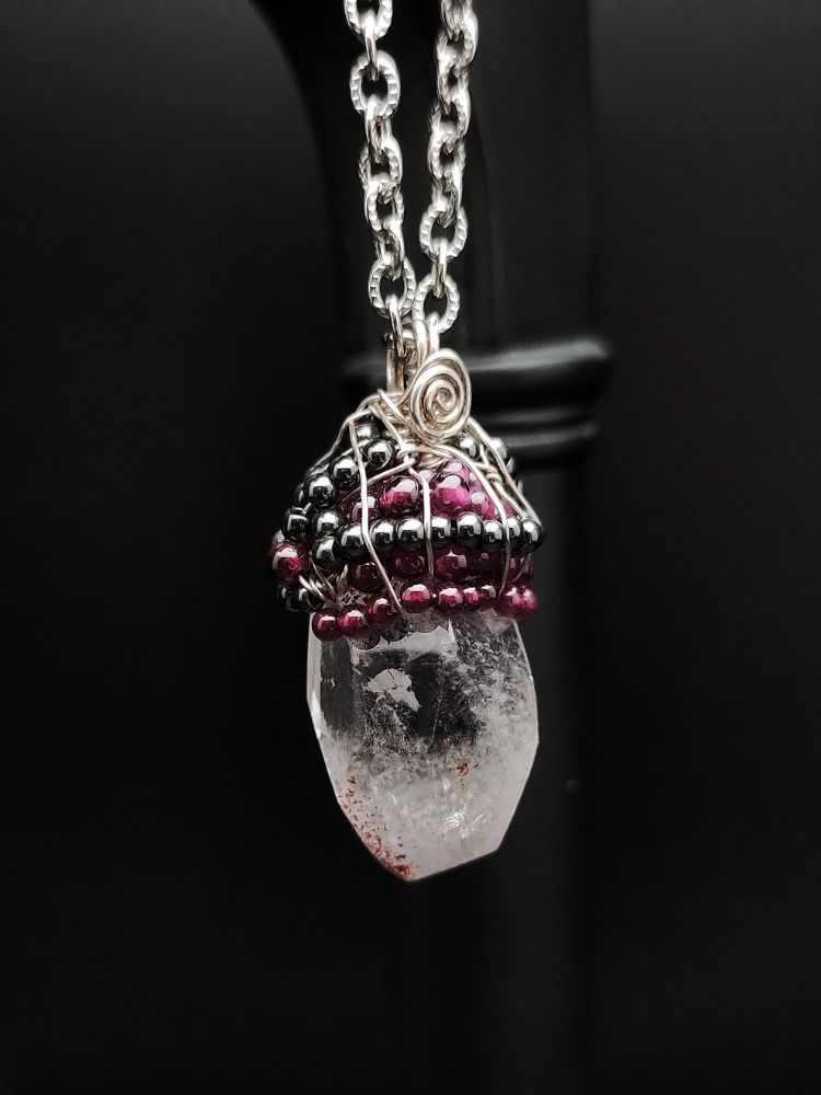 Wrapped Talisman - Hematite Prism Wrap product image (4)