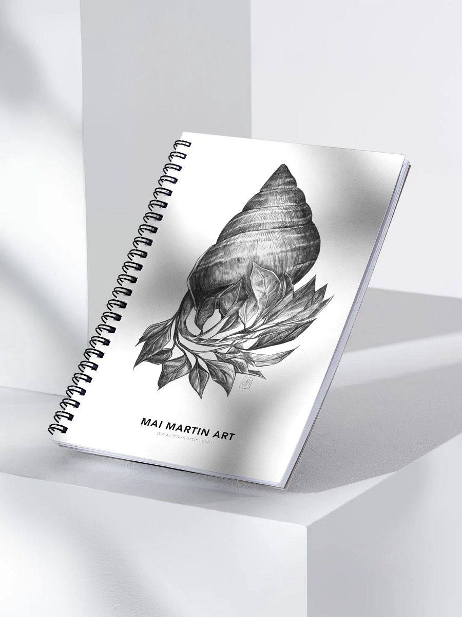 Libreta Arte con Portada de Caracol Marino y Vegetación de Mai Martin product image (3)