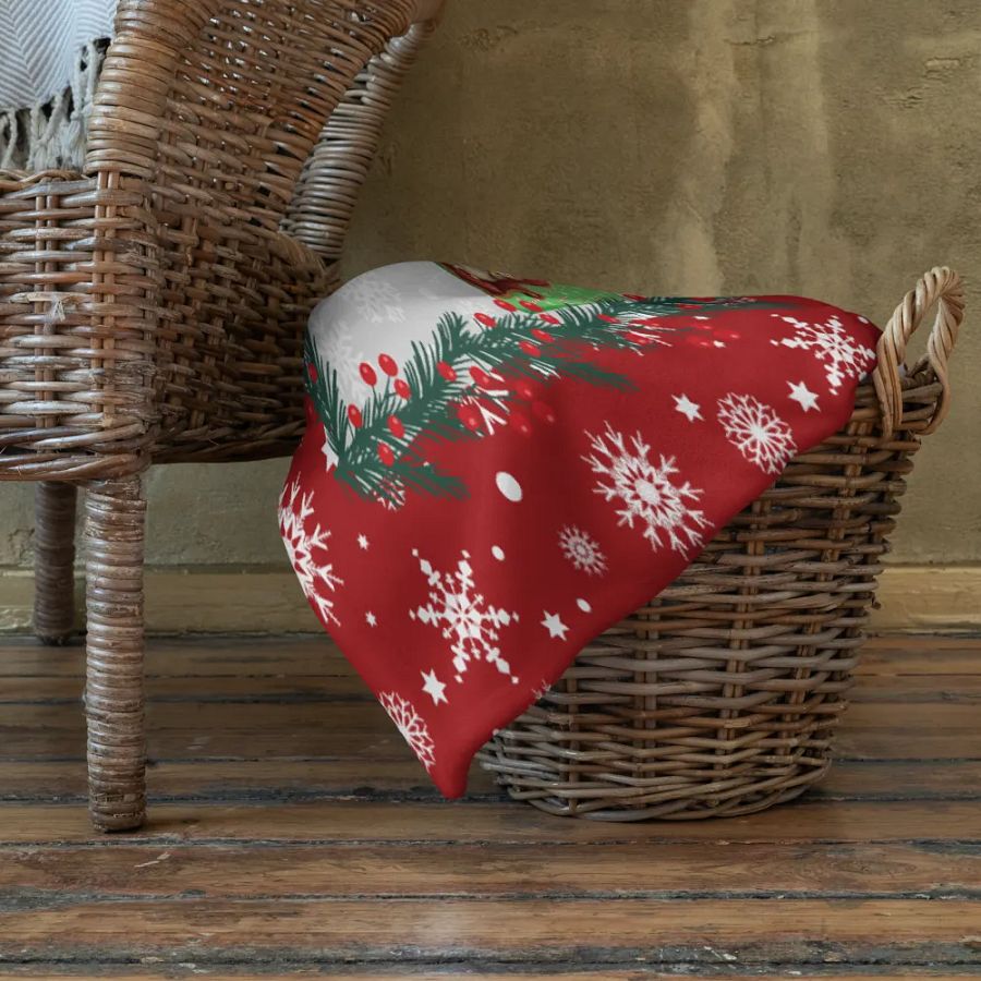 Cat Advent Calendar Christmas Throw Blanket, Cozy Holiday Cat Blanket 60''x80'' product image (8)